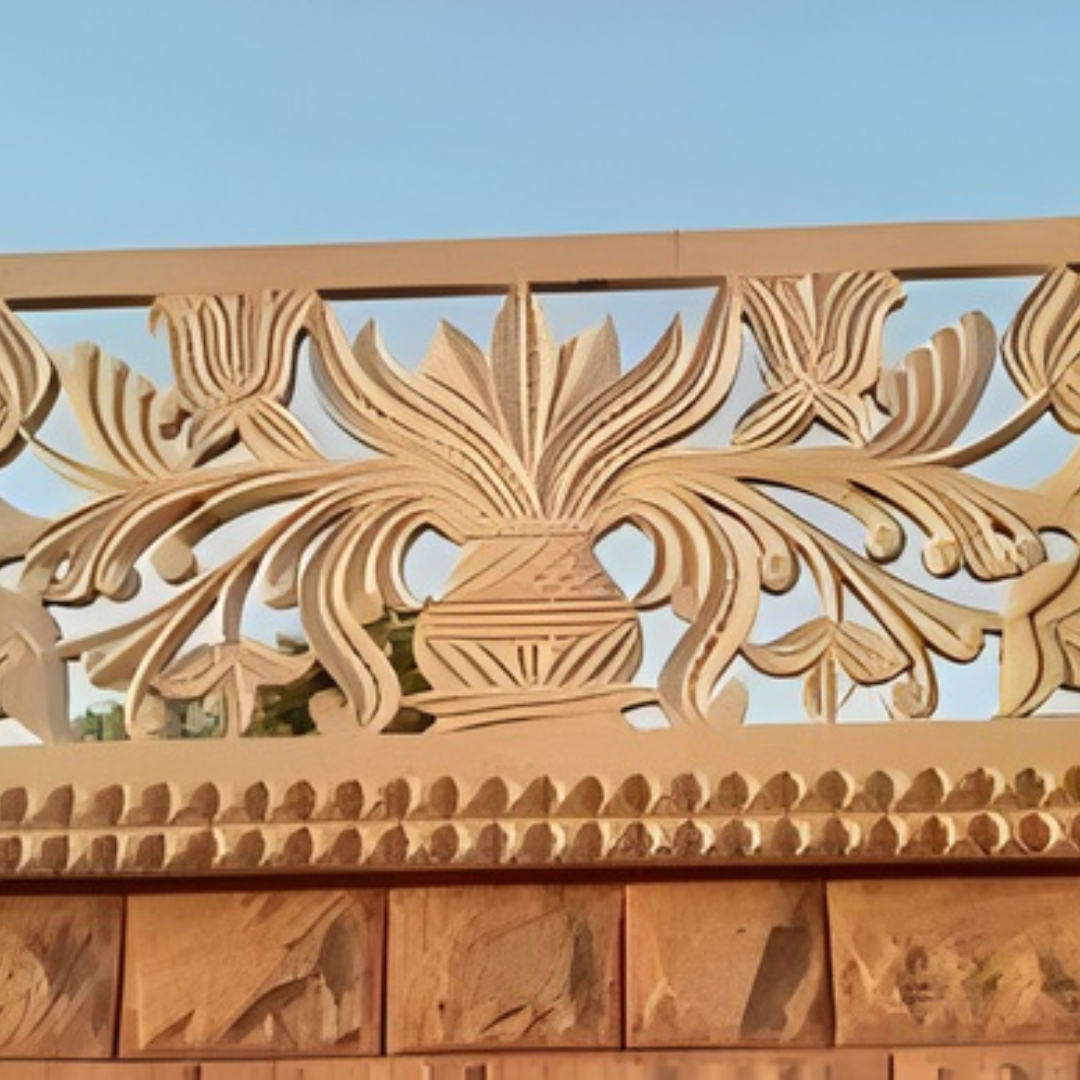 Outdoor Sandstone Jali